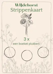 Strippenkaart 3 x plukken